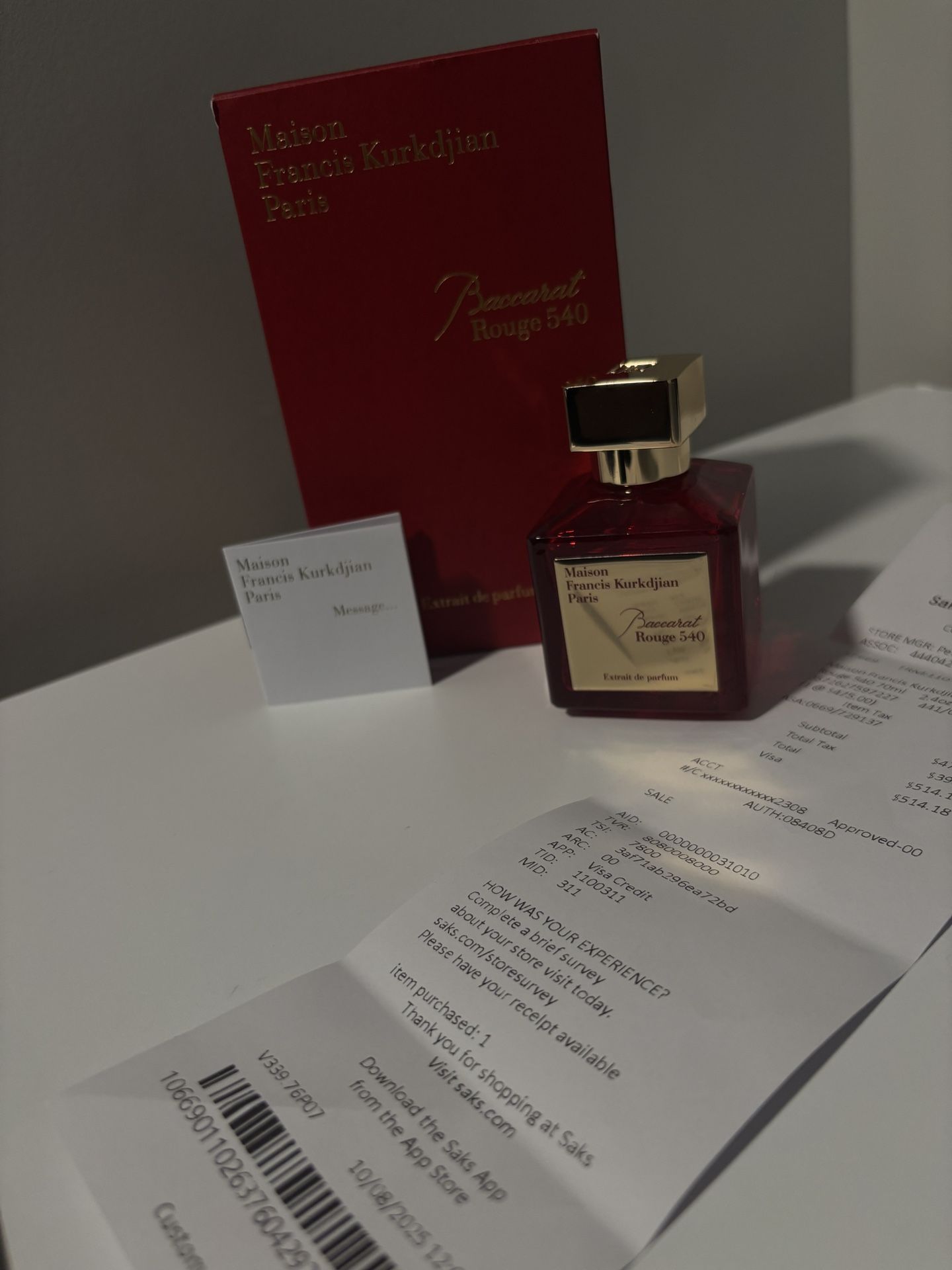 Baccarat Cologne 