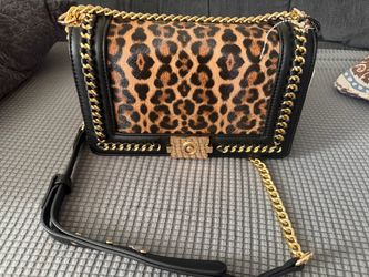 leopard purse bag