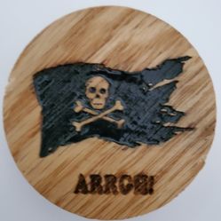 Pirate Round Bottle Opener