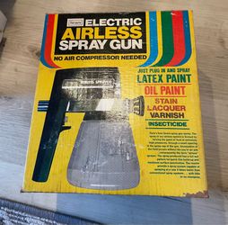 Vintage Sears Electric Airless Paint Sprayer with Original Box tool