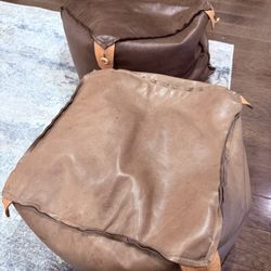 Leather Sofa x2 