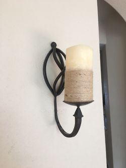 2x Metal Sconce decor