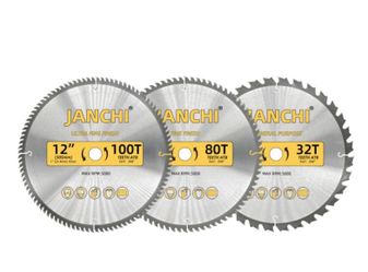 12-Inch Table or Miter Saw Blade Set