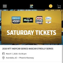 (4) NASCAR tickets