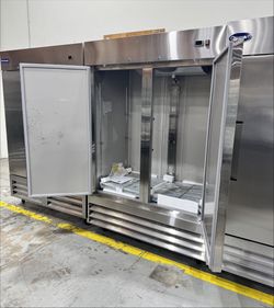 NSF 🧊 54" Reach-In 2 Door Commercial Freezer