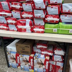 Huggies Snug & Dry Size 6 & Huggies Wipes 