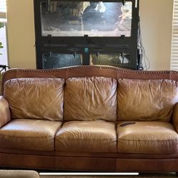 Leather Sofa 