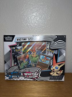 Pokemon TCG Black Bolt & White Flare Victini Illustration Collection NEW+SEALED