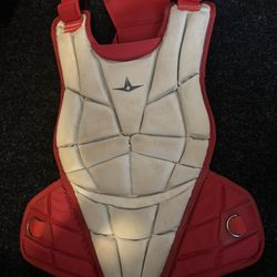 All-Star AFx Series Fast Pitch Chest Protector and Leg Guards .