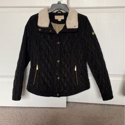 Women’s Black Quilted Michael Kors Jacket Medium