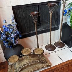 Beautiful Candle Holders Candelabra. Excellent Condition.  32" To 39" Tall
