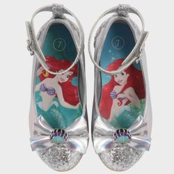 New Toddler Girls' Disney Princess Ballet Flats size 11T   Complete your little girl's outfit with the adorable Toddler Girls' Disney Princess Ballet 