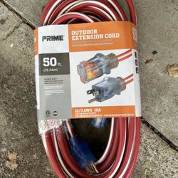 50 Ft Outdoor Extension Cord Heavy Duty 