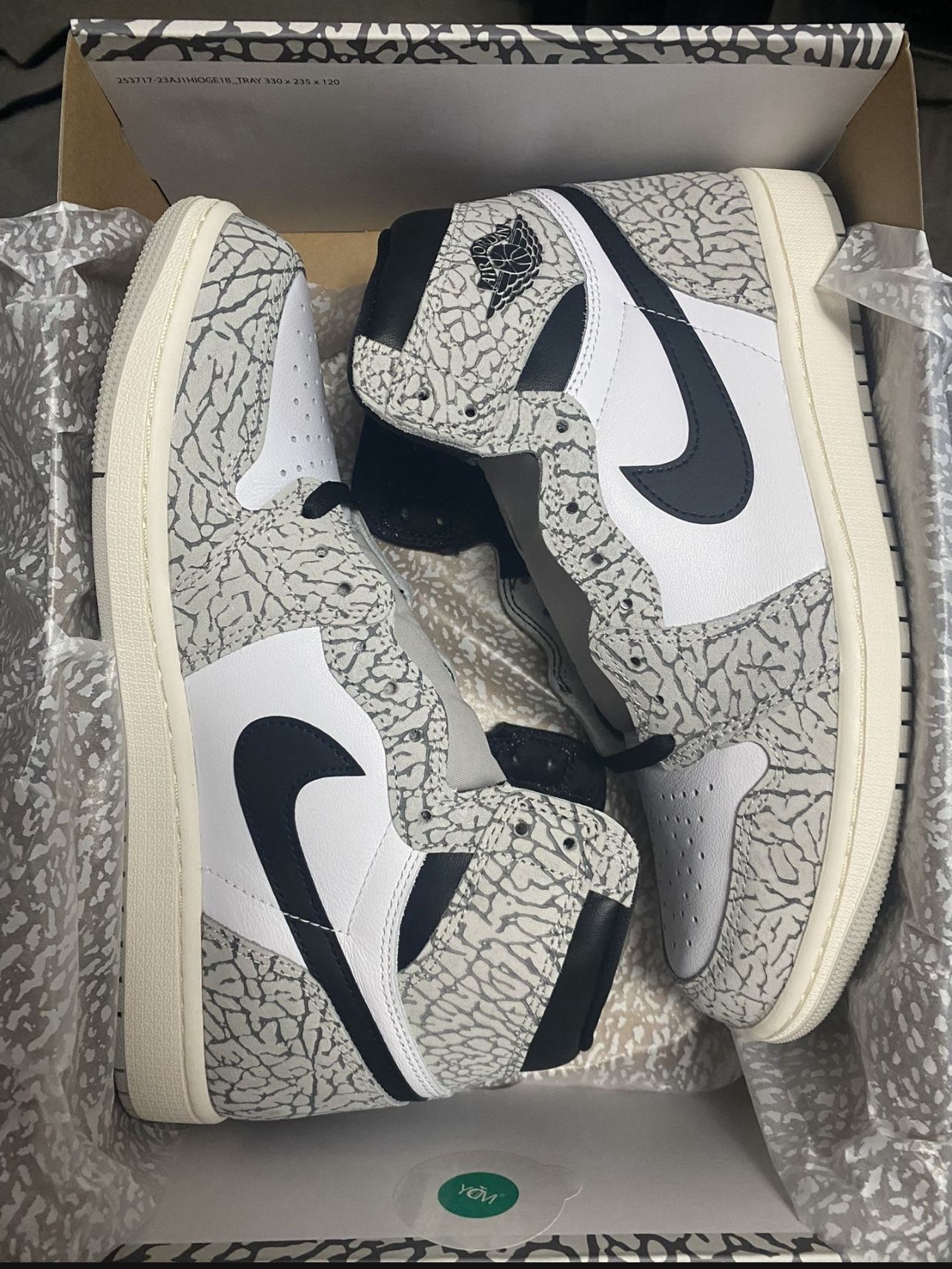 DS JORDAN 1 CEMENT SIZE 10.5