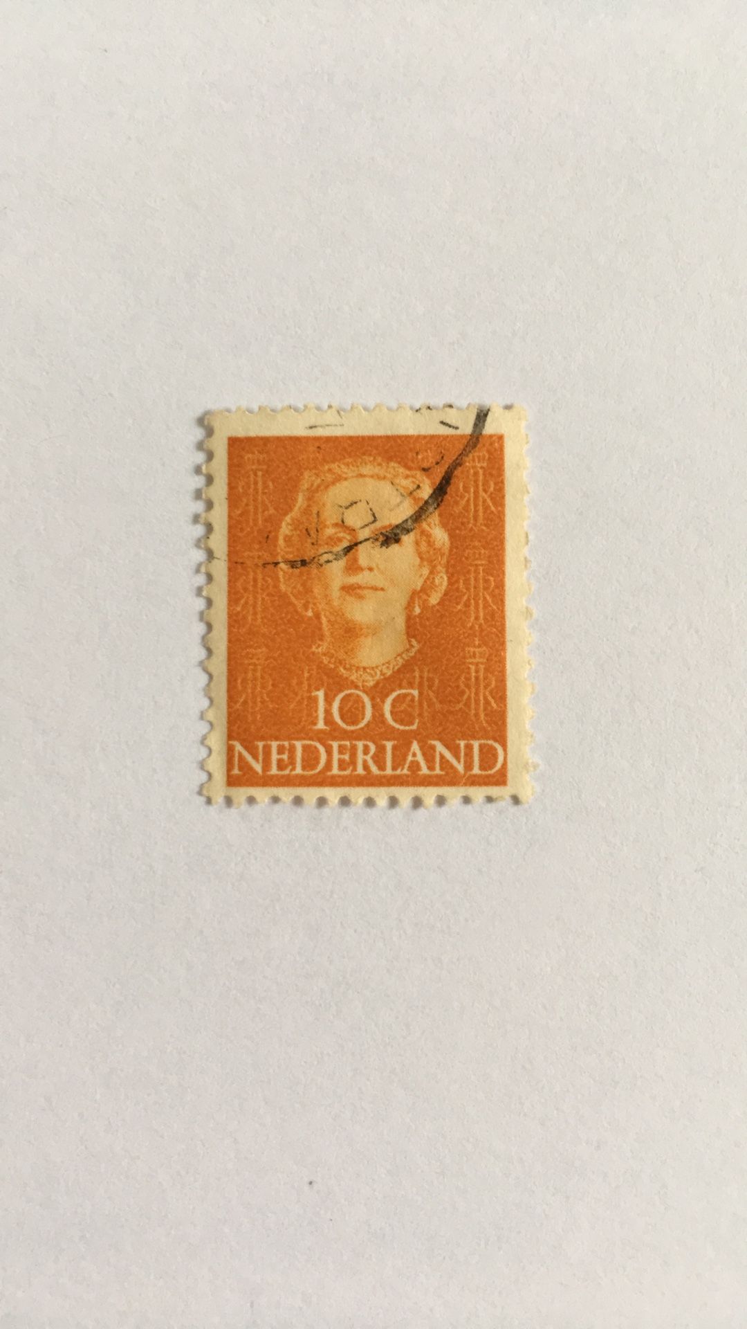 Netherlands Postage Queen Juliana 10 Cent Postage Stamp