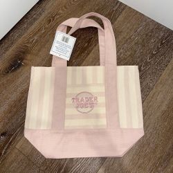 pink trader joe’s bag