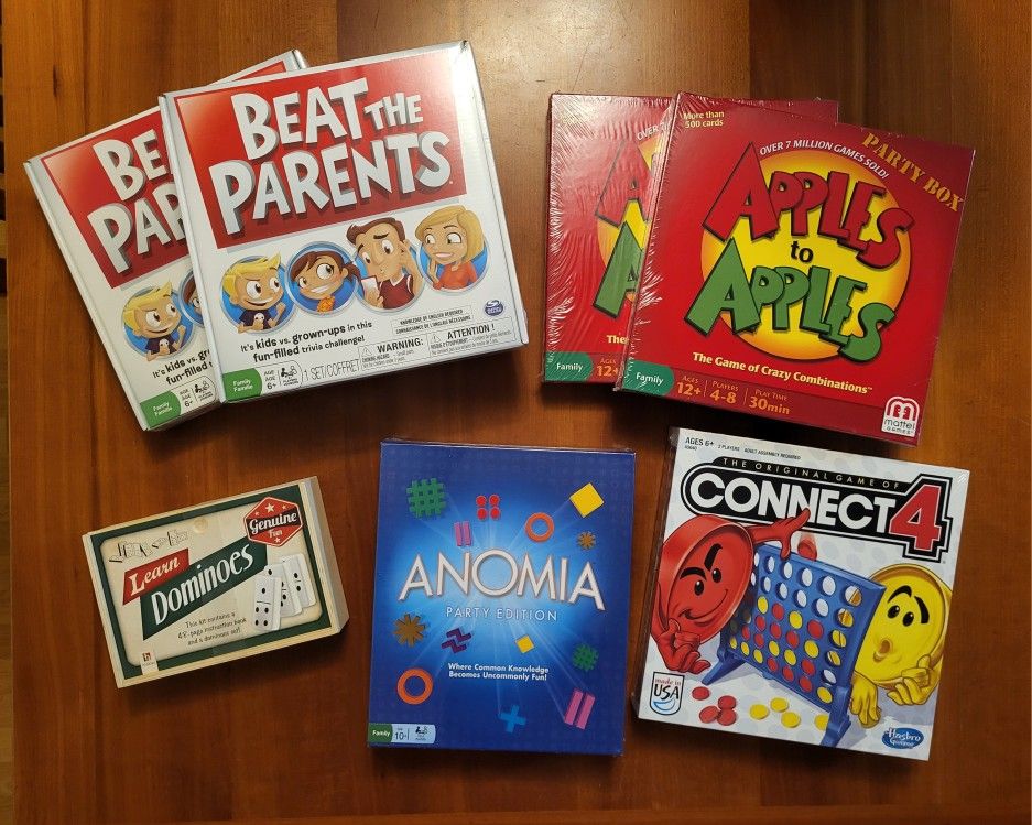 NEW board games $10-25 ea