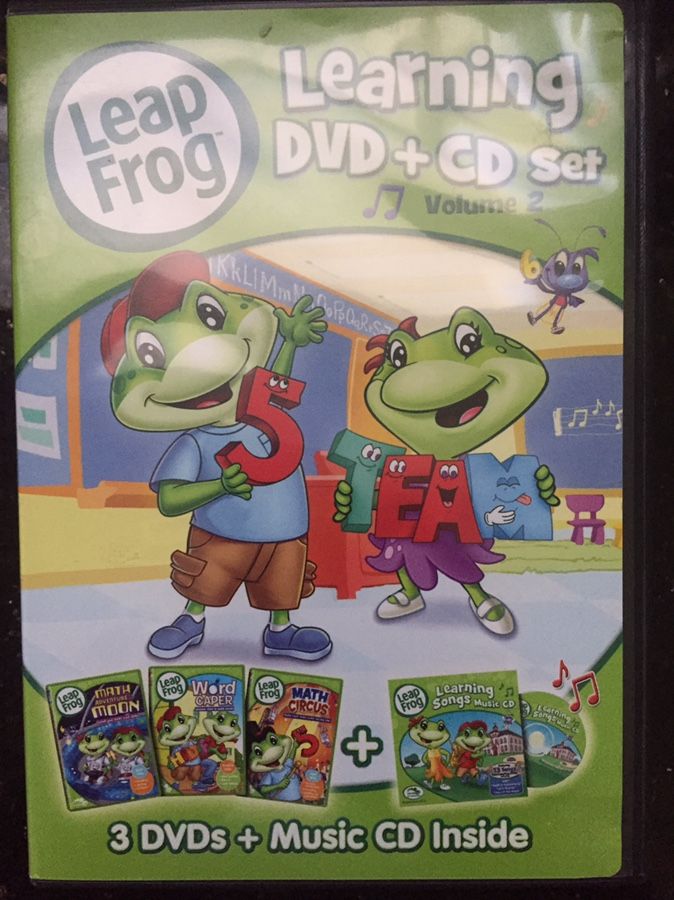 Leap Frog DVD's (3 DVD's + 1 CD)