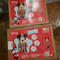 Disney Mickey And Minnie Mouse Nutcracker 