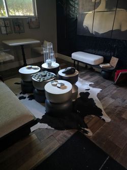 Cb2 cowhide rug