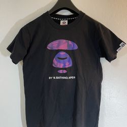 BAPE Color Camo Tee 'Black/Purple' Womens XS