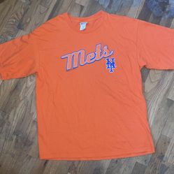 Vintage 2007 Lee Sports New York Mets Spellout Tee Size XL