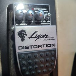  Lyon Distortion Guitar Effects Pedal Working Perfectly