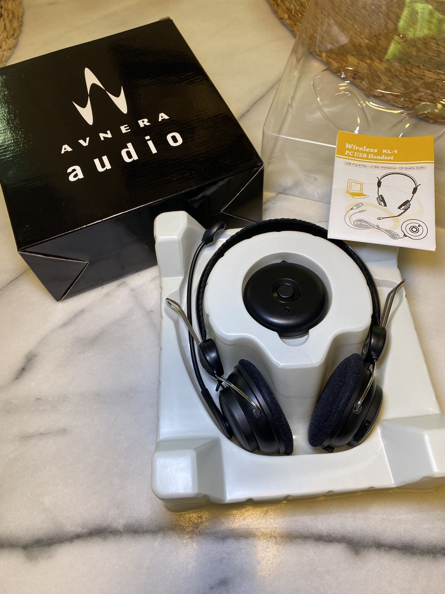 Headset New 2-Way Interactive Wireless Headset by Avnera