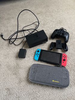 Nintendo Switch and Pro Controller