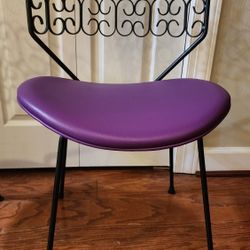 PAIR MCM DINING  STATEMENT CHAIRS RARE