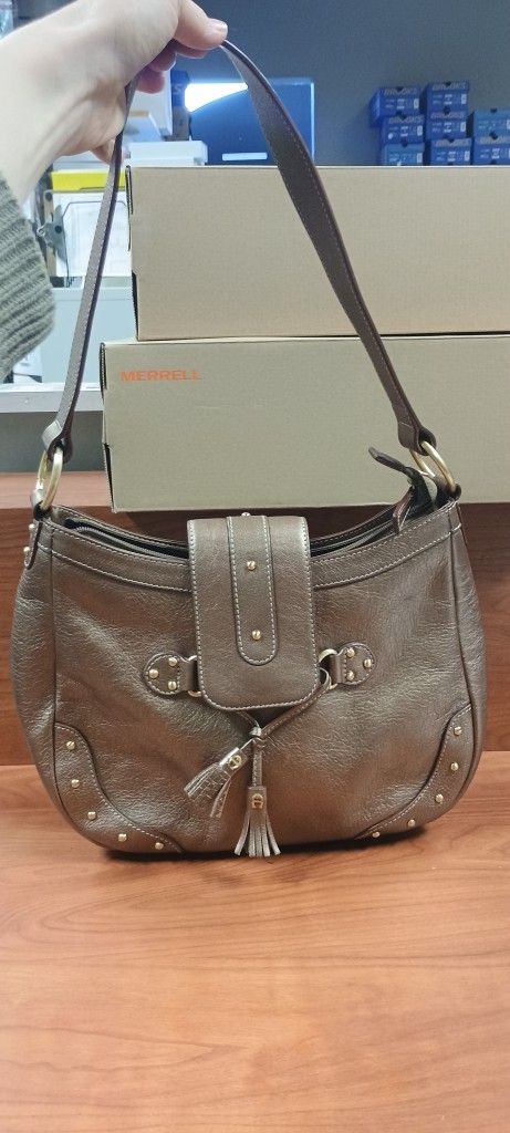 Etienne Aigner Designer Handbag Authentic Leather
