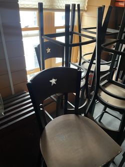 High Bar Chairs Tables (Metal Wood)