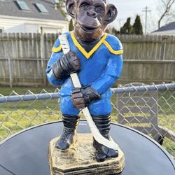 The Hockey Monkey Statue