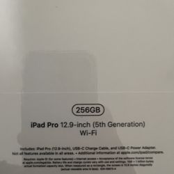 iPad Pro 5th Gen (256GB) BRAND NEW 
