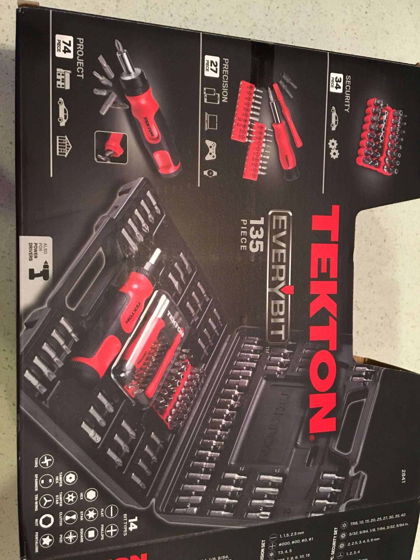 Tekton drill bit set