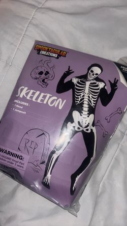 Skeleton costume SIZE LARGE