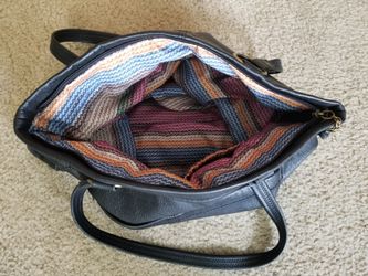 Black leather the sak bag