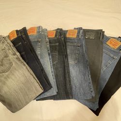 Mens and Womens Levi Jeans Brands  , a few Womens  jeans from Maurice’s 