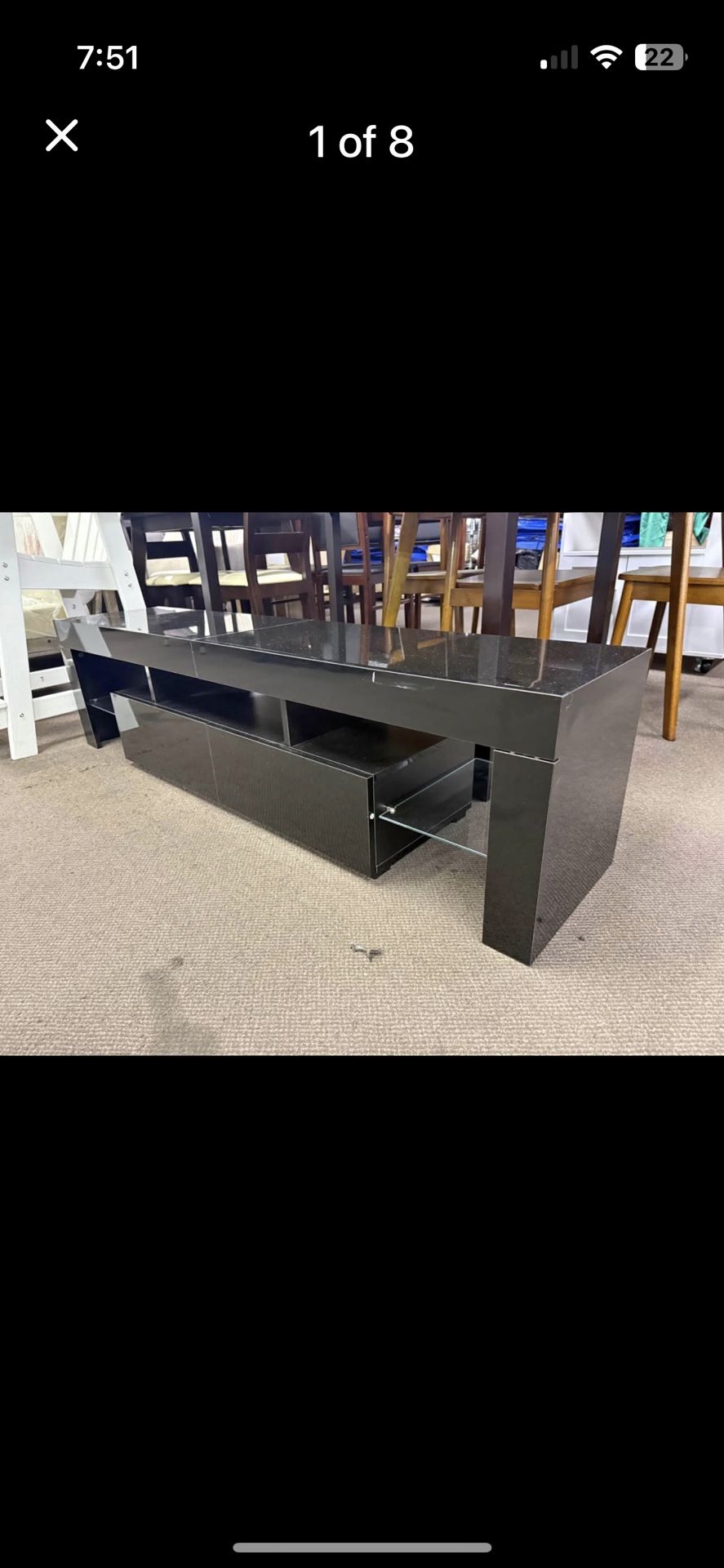 Wall mounted TV stand