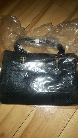 BLACK MK HAND BAG