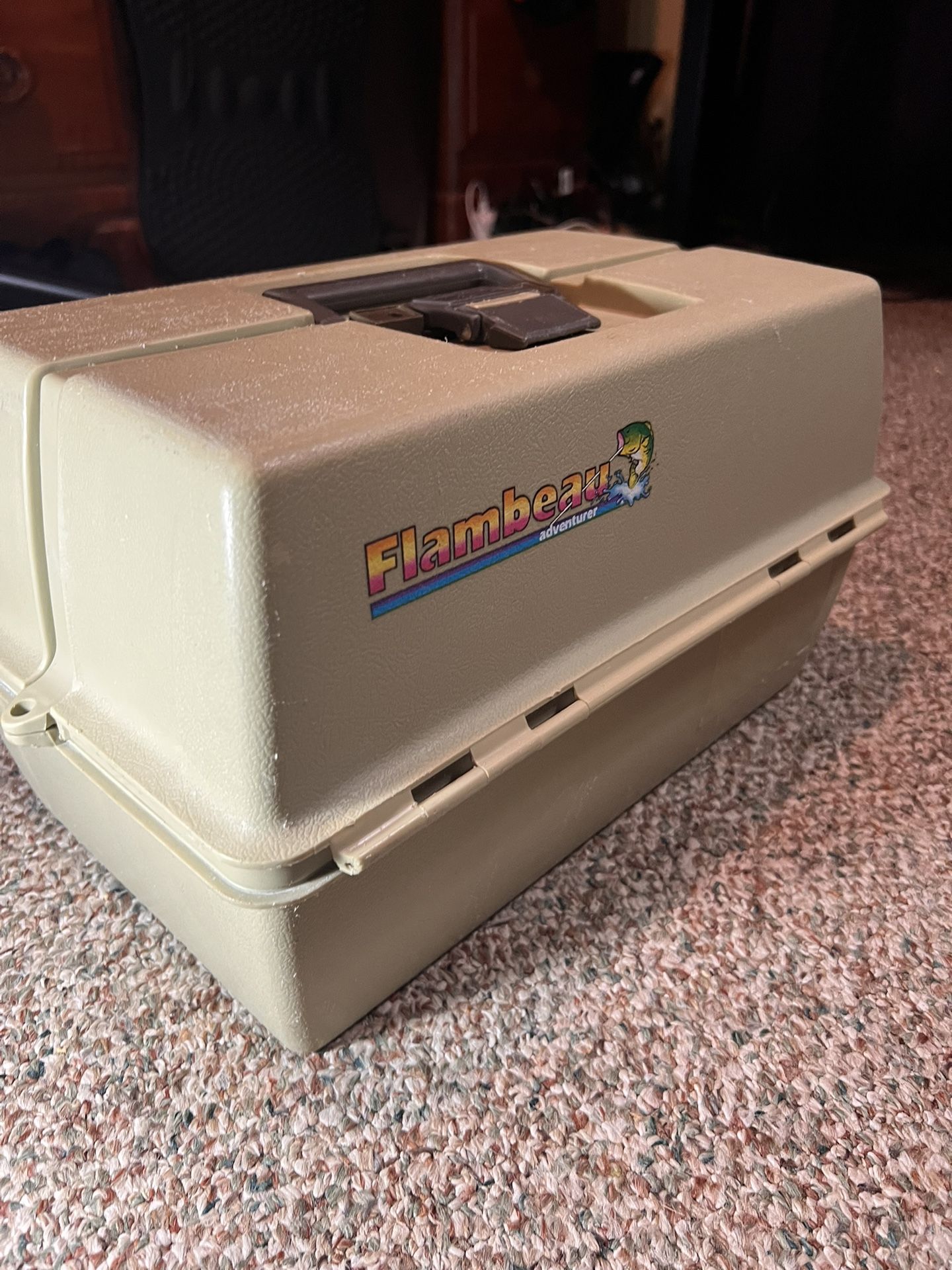 Flambeau Fishing Tackle Box With Gear