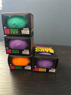 Nee Doh Funky Pup & Cool Cats Squeeze Toys