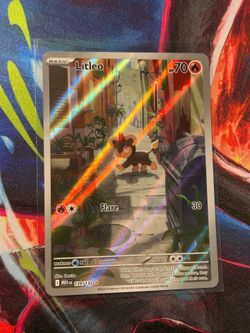 Pokemon Litleo IR Illustration Rare Mega Evolution
