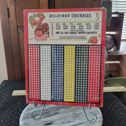  Delicious Cherries Punch Board 