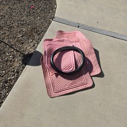 Pink Carpet Mats 