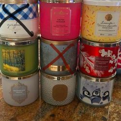 Bath & Body Works 3 Wick Candles $20 Each Firm 