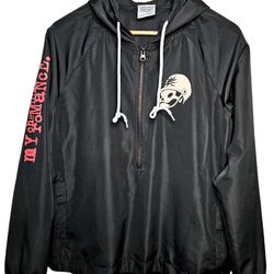 NWOT Authentic My Chemical Romance Windbreaker Jacket Mesh Lined Size Large