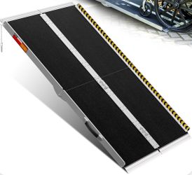 VNN 5’ Aluminum Non Slip Wheelchair Ramp