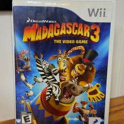 Wii Madagascar 3: The Video Game - Nintendo Wii. Complete With Manual