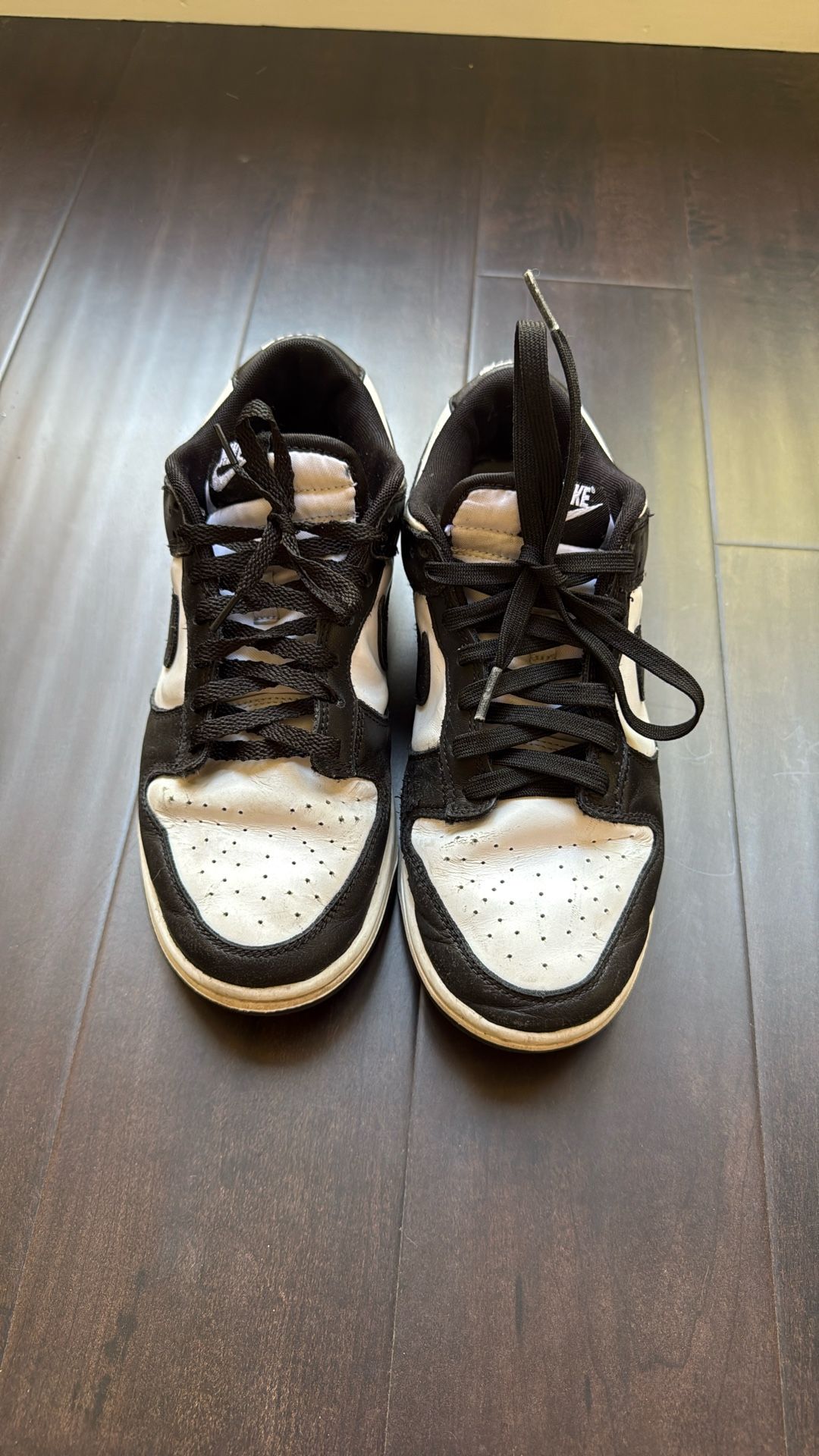 Nike Dunk Low Retro White Black Panda DD1391-100 Size 8 Boys Youth